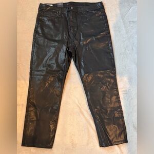 GAP Vintage Slim Black Shiny Pants